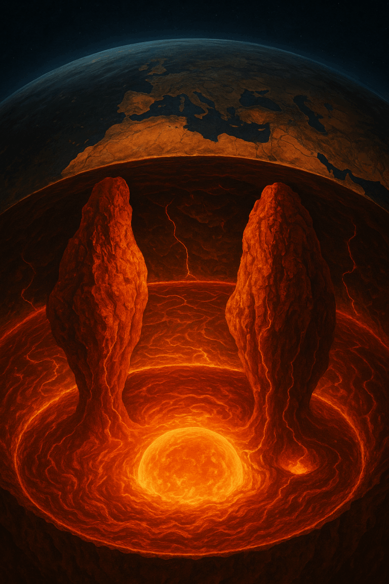 Hidden Structures Beneath Earth May Explain How Life Began