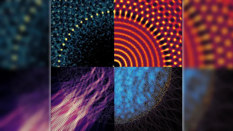 Researchers at NYU have discovered gyromorphs — innovative materials that combine order and disorder to deliver superior light-blocking power, paving the way for high-performance photonic chips and future optical computers.