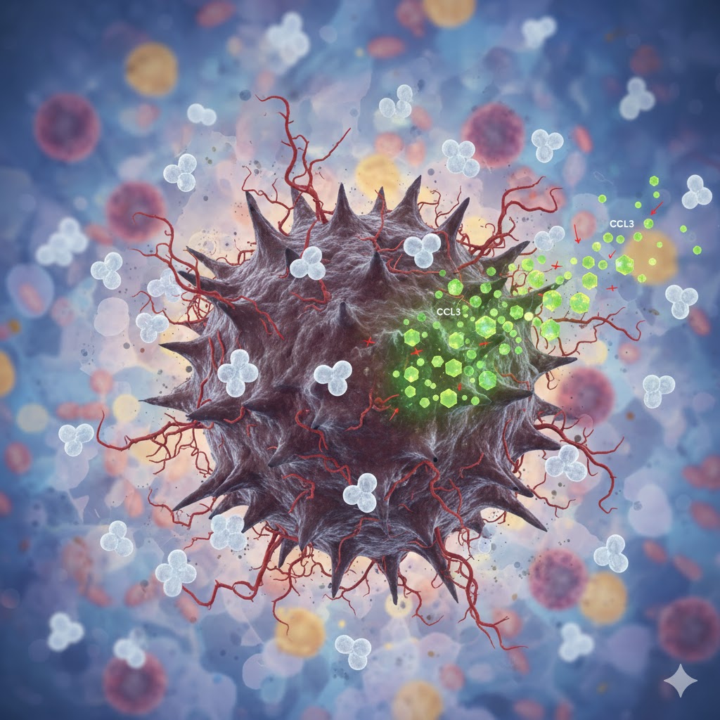 Cancer Research: How the CCL3 Molecule Turns Immune Cells Into Tumor Allies