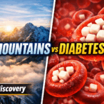 Thumbnail Idea (Very Clickable) Visual concept: Left side 🏔 Mountain landscape with thin air Right side 🩸 Red blood cells absorbing sugar cubes Center text (big): "MOUNTAINS vs DIABETES?" Small text: New Discovery